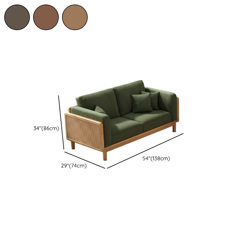 Victorian Style Jade Green Sofa Couch/Single Sofa for Sitting Room with 1 to 5 Pillows thumbnail 28