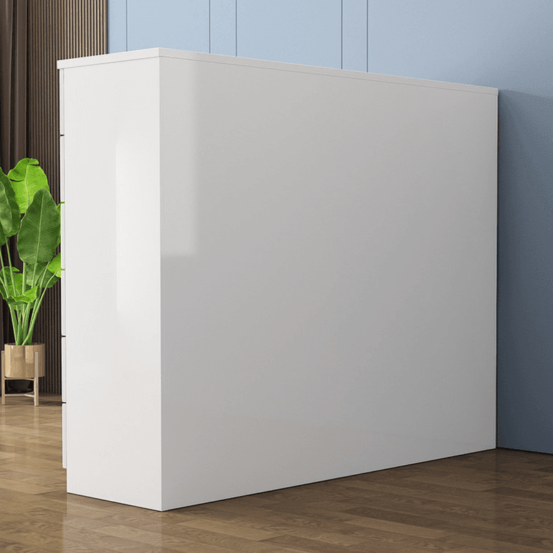 Simple Vertical/Horizontal Chalk Bachelor Chest in Wood with 3 Drawers/5 Drawers/6 Drawers thumbnail 3