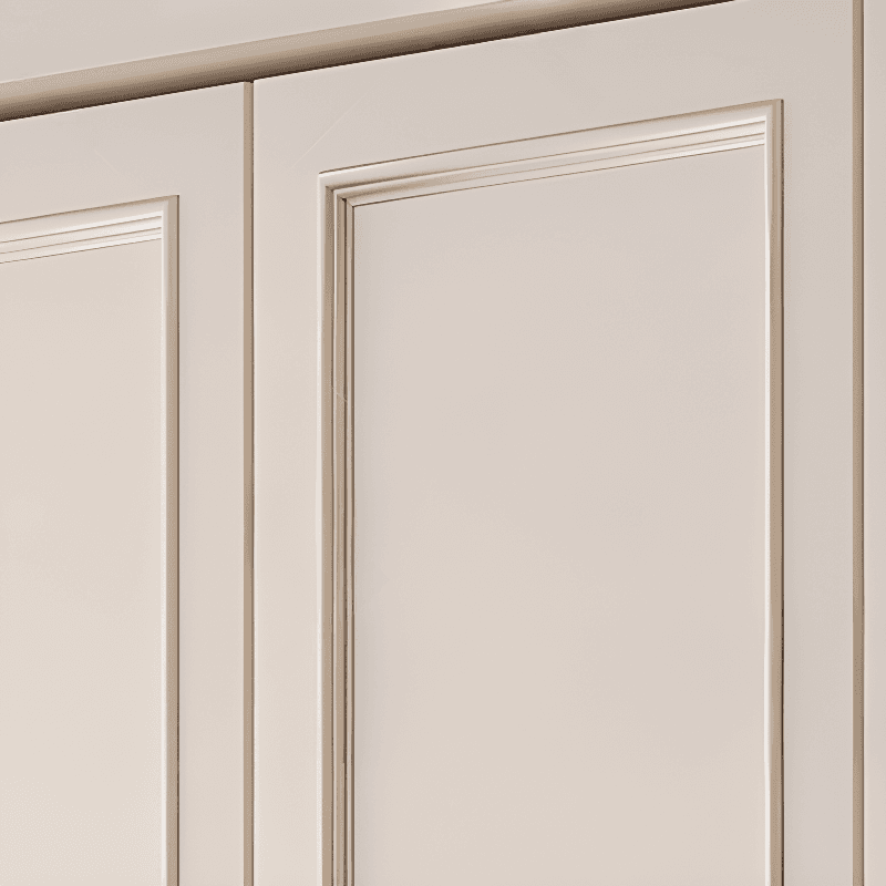 White Casual Wood Independent Armoire Cabinet with Compartments, Soft Close Door, and Interior Shelves thumbnail 5