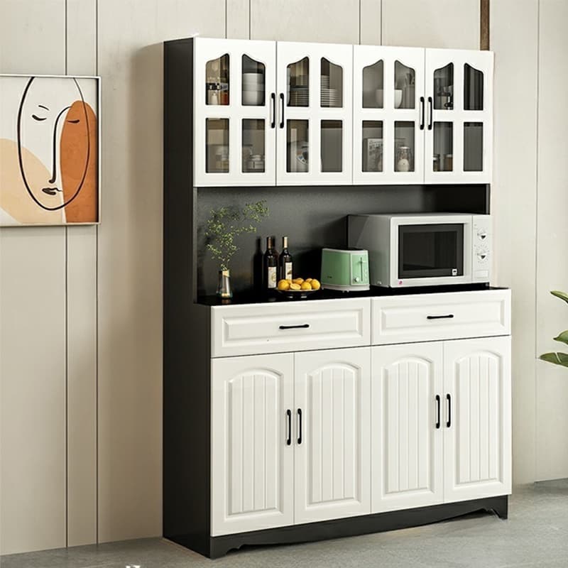 Narrow 15.7'' Wood Cabinets Open Storage with Adjustable Shelves Modern Sideboard/Credenza thumbnail 8