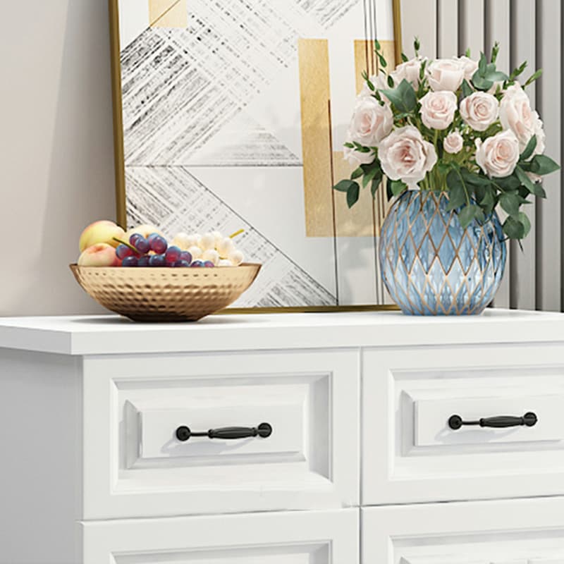 White Buffets & Sideboards with Cabinets and Drawers for Dining Room - image 13