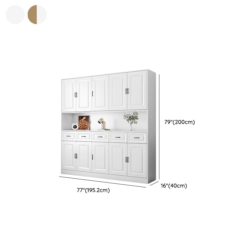 Wood Contemporary Storage Cabinet Buffet Sideboard with Drawers for Home Use thumbnail 25