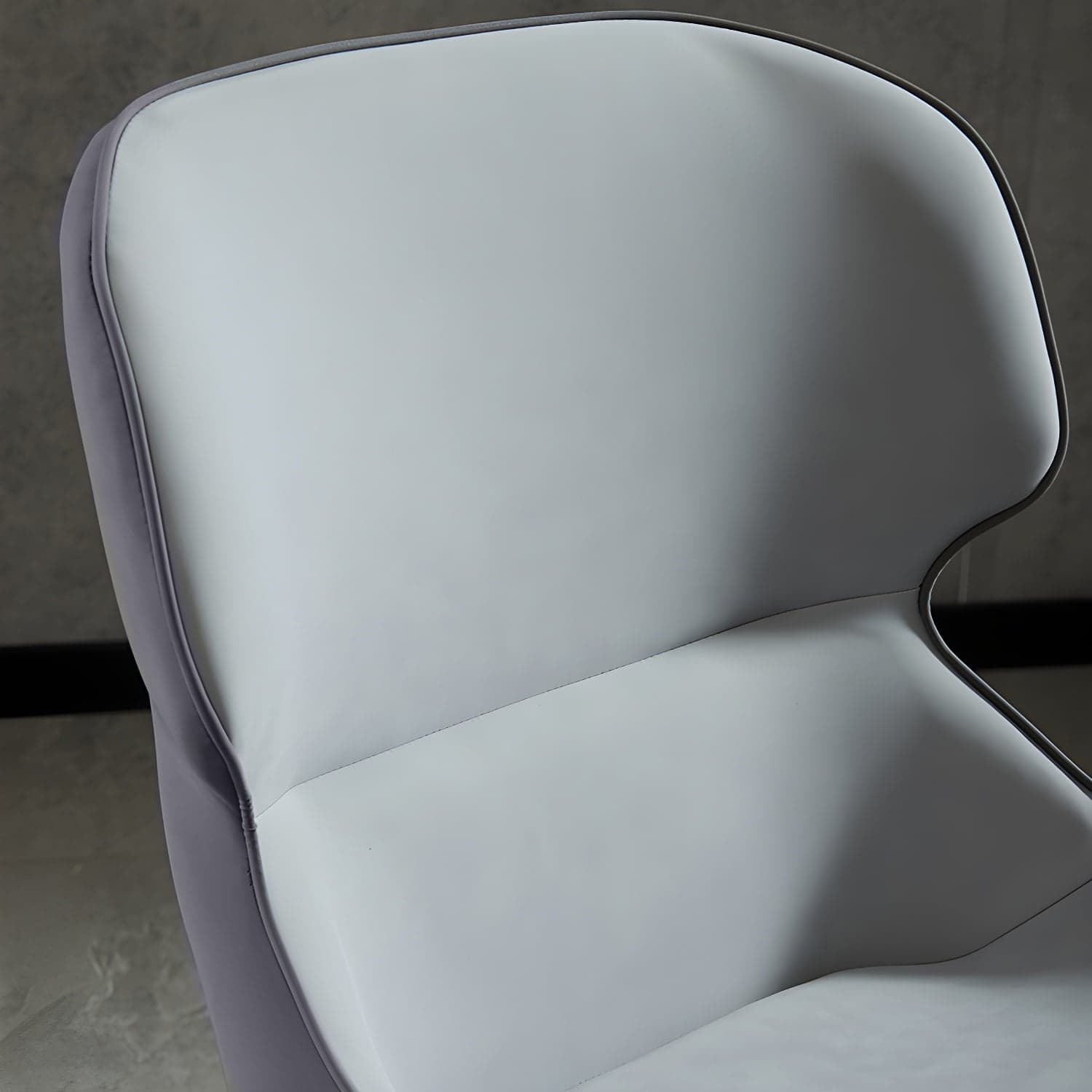Nordic Style Metal Armless Dining Chairs Wingback Side Chair for Home Use thumbnail 13