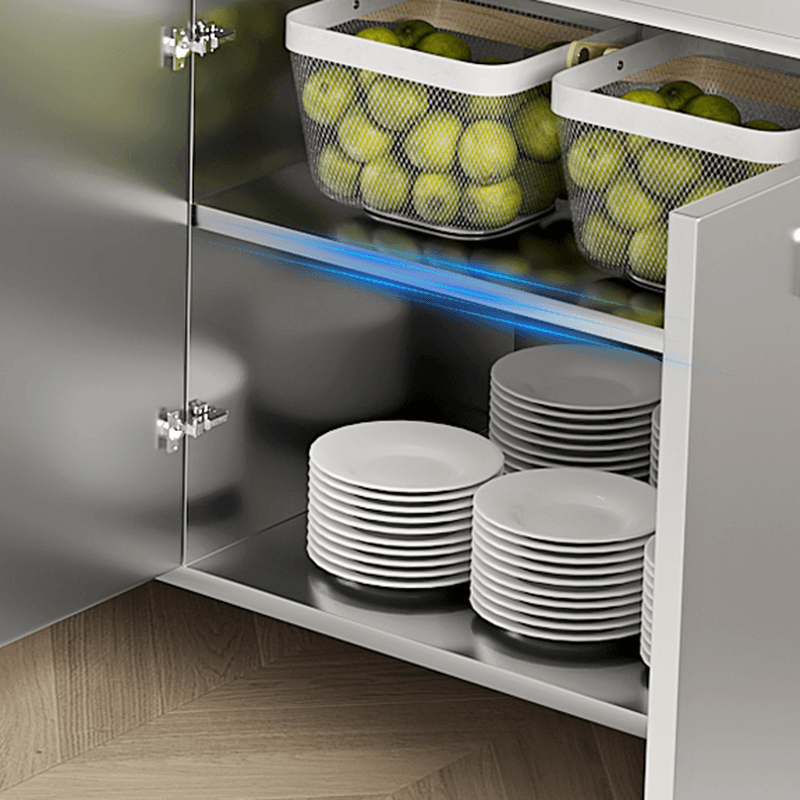 Metallic Alloy Countertop Kitchen Storage for Culinary Space thumbnail 4