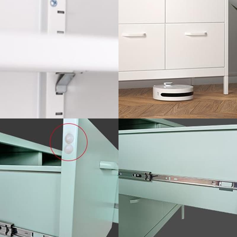 Free Standing Metal Waterproof Accent Chest with 6 Drawers/4 Drawers/9 Drawers Living Room thumbnail 17