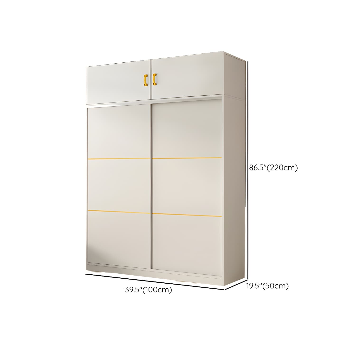 Spacious White Wardrobe Armoire with Shelves and Clothing Rod - Your Perfect Closet Solution thumbnail 17