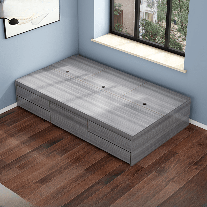 Trendy Oak Wood Tatami Bed Perfect for Living Room Use thumbnail 2