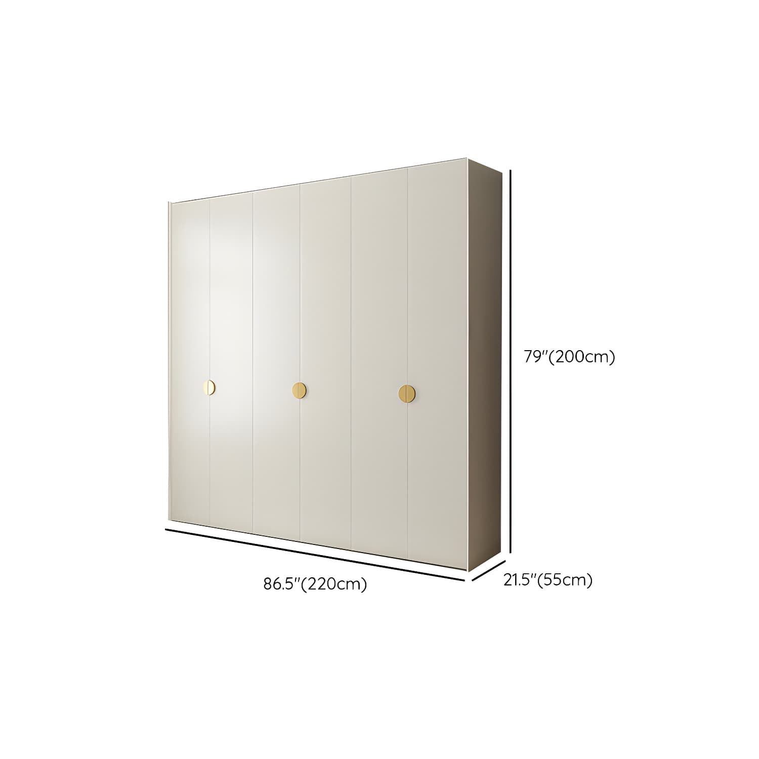 Engineered Wood Wardrobe Cabinet Modern Wardrobe Closet with Shelves for Home thumbnail 14