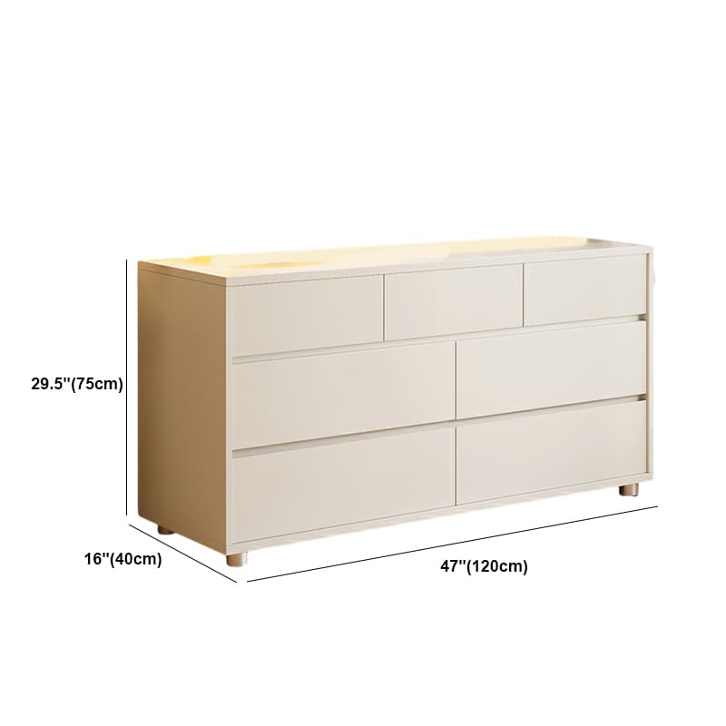Modern White Wood Dressers with Soft-Close Drawers , Shelves Not Included - image 26