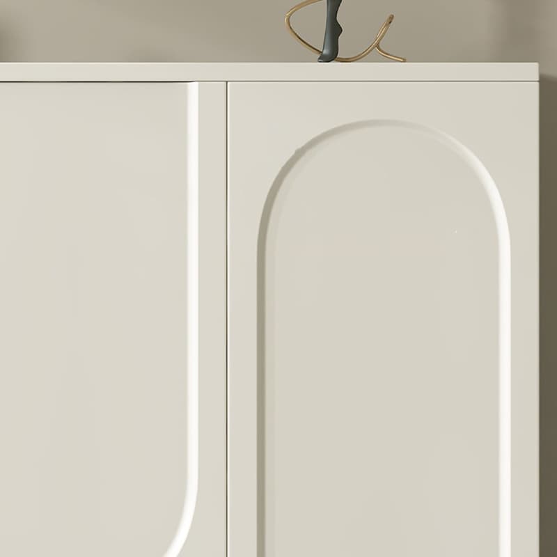 Modern Living Room Manufactured Wood Buffet Sideboard in White thumbnail 3