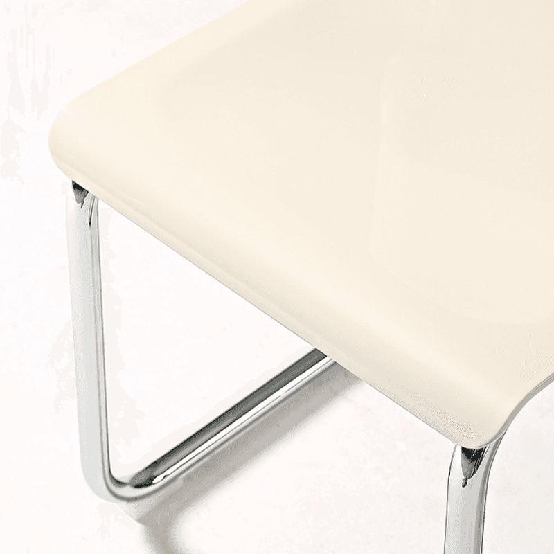 Modern Simple Style Ventilated Back Armless Chair with Metallic Alloy Legs thumbnail 15