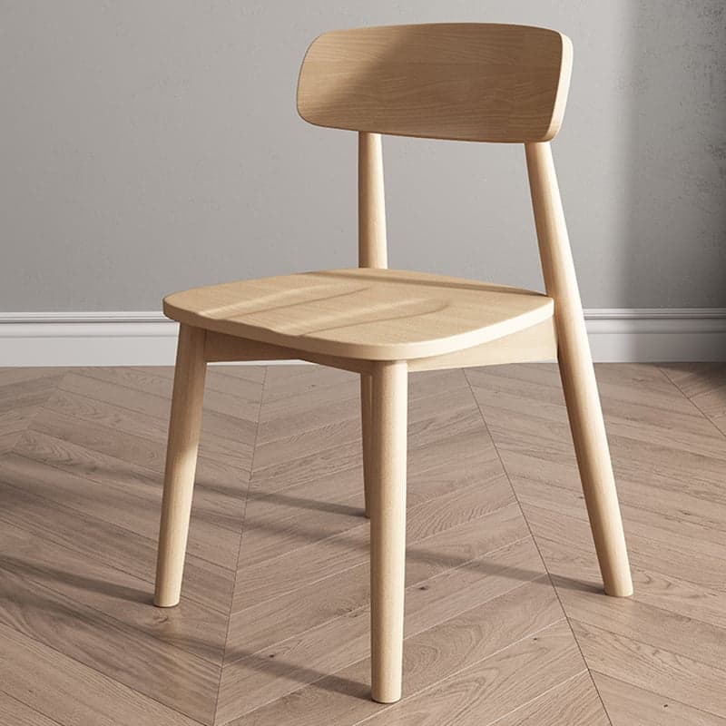 For Restaurant Light-Toned Wood Framed Armless Chair thumbnail 7