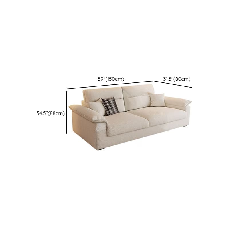Straight Horizontal 5 Person Memory Foam Filled Sofa Couch with Decorative-stitched Tufting thumbnail 6