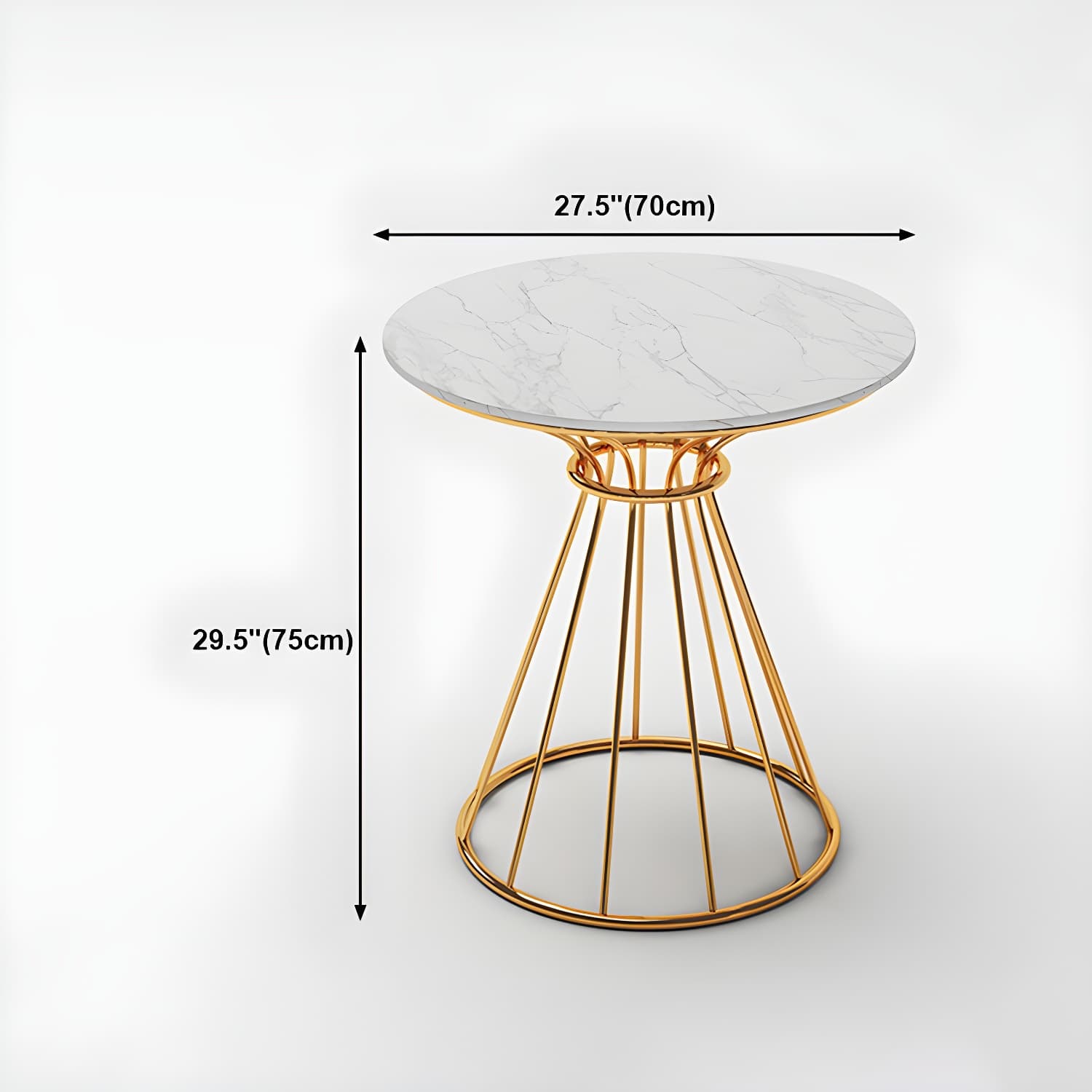 Sintered Stone Dining Table Traditional Luxury Dining Table with Gold Base thumbnail 28