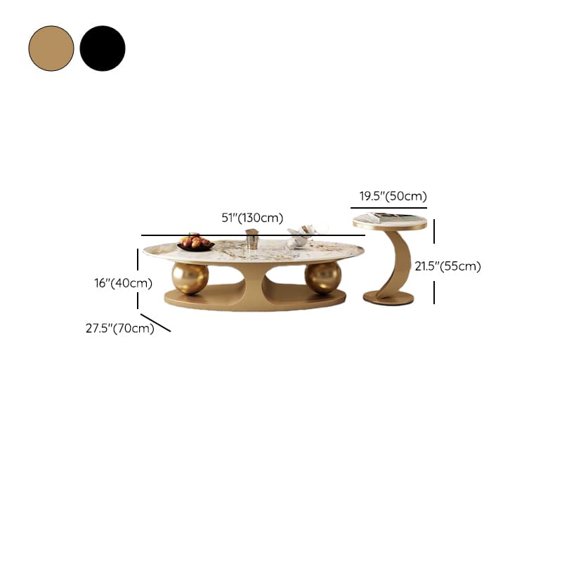 Nested Oblong Coffee Table Ideal for Small Spaces thumbnail 13