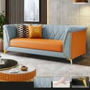 Color Orange/Mint Green
