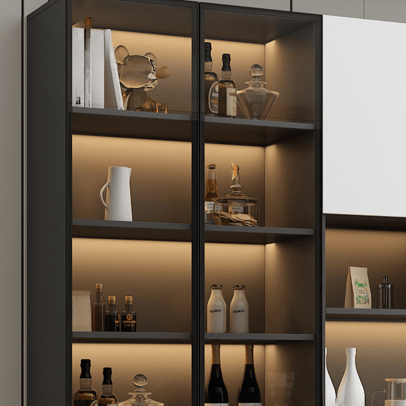 Two Toned Unclosed & Self-supporting Wide Sideboard with 2 Shelves & Benchtop thumbnail 22