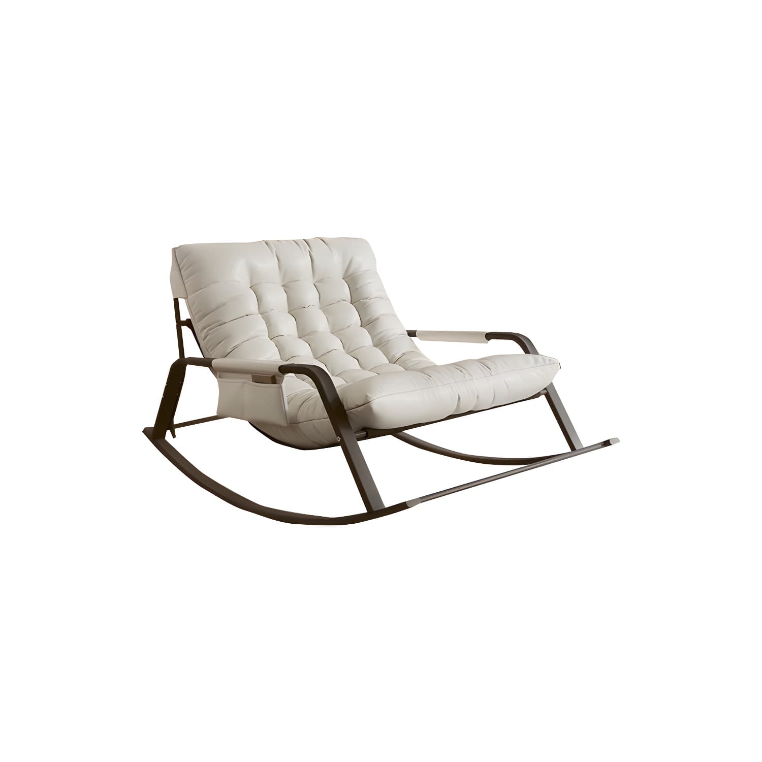 Stylish Tufted Upholstered Rocking Chair - Modern Design for a Comfy Home thumbnail 16