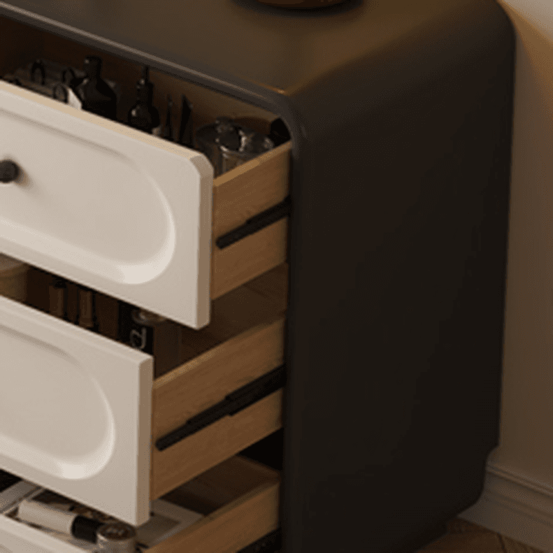 Midnight Black Scalable Makeup Vanity for Sleeping Room with Push-Pull Feature thumbnail 5