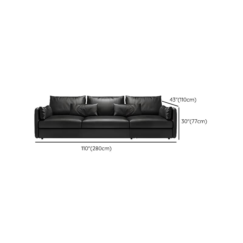 Straight/L-Shape Horizontal/Right Ink/White Sofa Couch/Sofa Recliner with Concealed Support for Drawing Room thumbnail 13