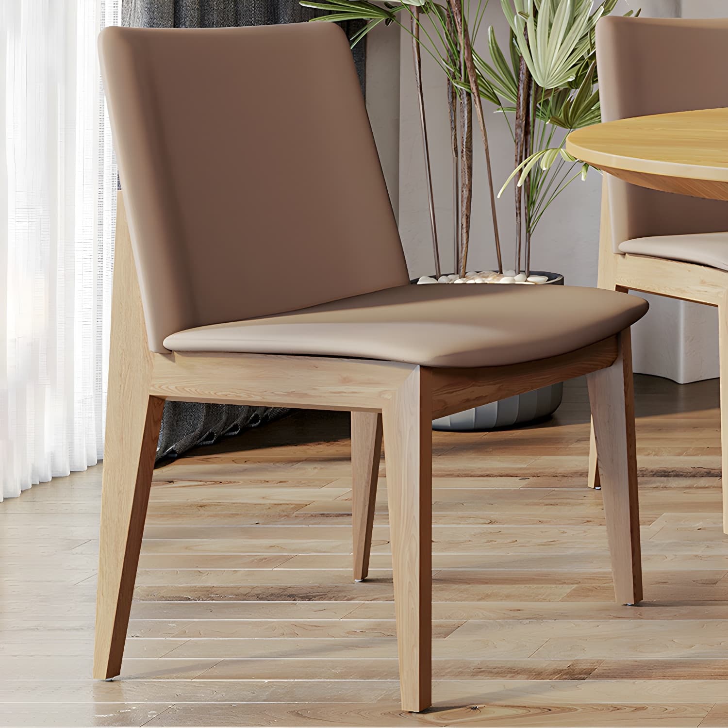 Contemporary Sintered Stone Table Round Table Set 1/6/8/9/12 Pieces Dining Set thumbnail 12