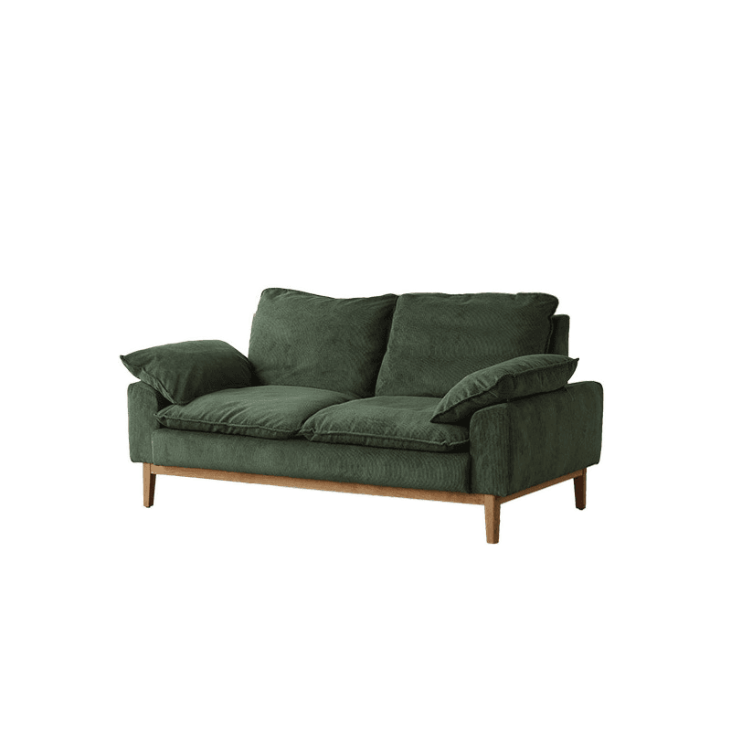Contemporary Seats 2/1 Person Straight/L-Shaped Horizontal Left Sofa Couch /Chaise with Natural Wood Frame thumbnail 8