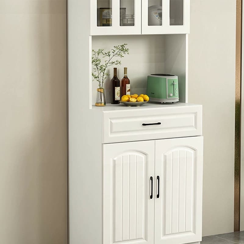 Narrow 15.7'' Wood Cabinets Open Storage with Adjustable Shelves Modern Sideboard/Credenza thumbnail 11