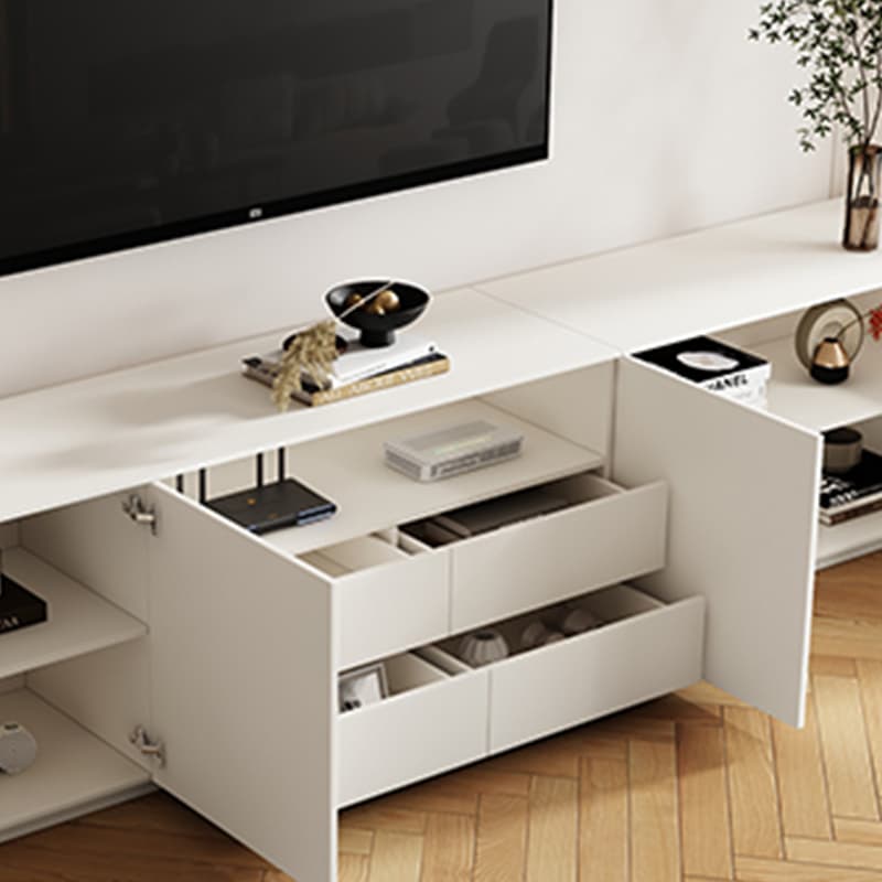Modern Rectangle TV Stand with 4-Door/2-Door & 3 Tiers Living Room thumbnail 13