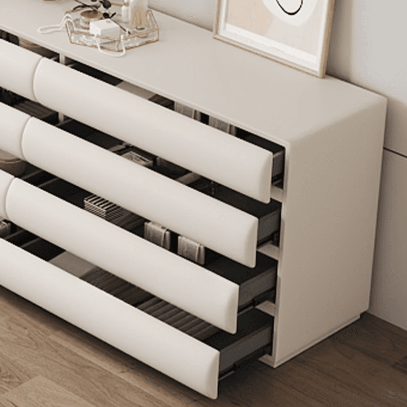Modish Large Vanity Set with Ink Chair, 10 Drawers, Timber Frame, Mirror Lights thumbnail 10