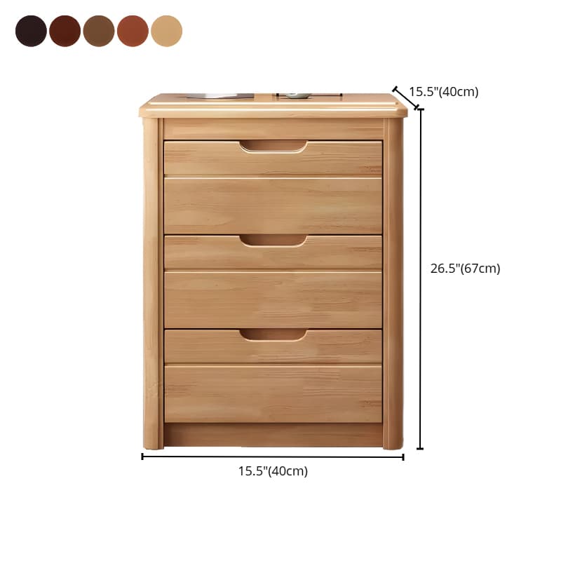 Traditional Wood Dresser with Drawers - Narrow Vertical Design - 40cm Width - Self Close Glides thumbnail 18