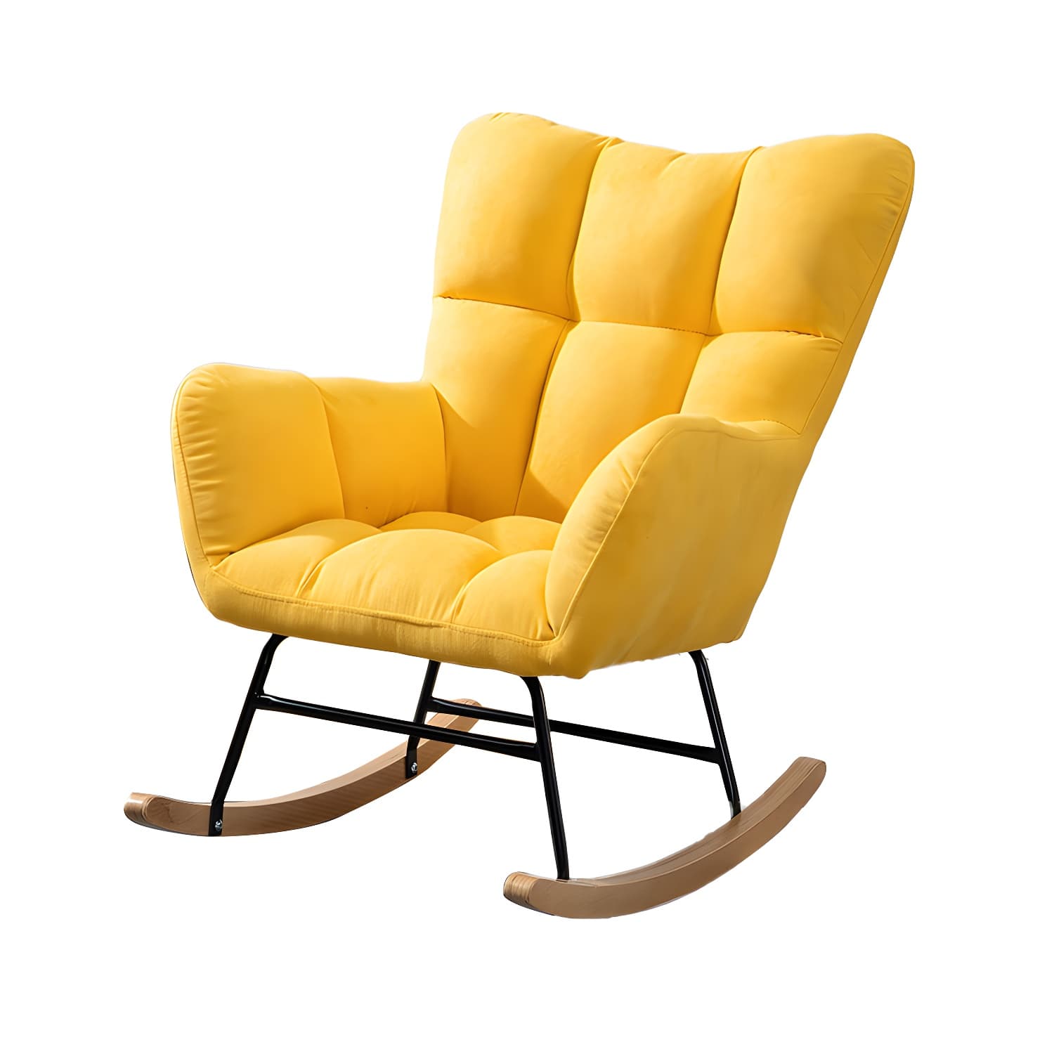Simple Nordic Style Rocking Chair Balcony Lounge Recliner Sofa Rocking Chair thumbnail 12