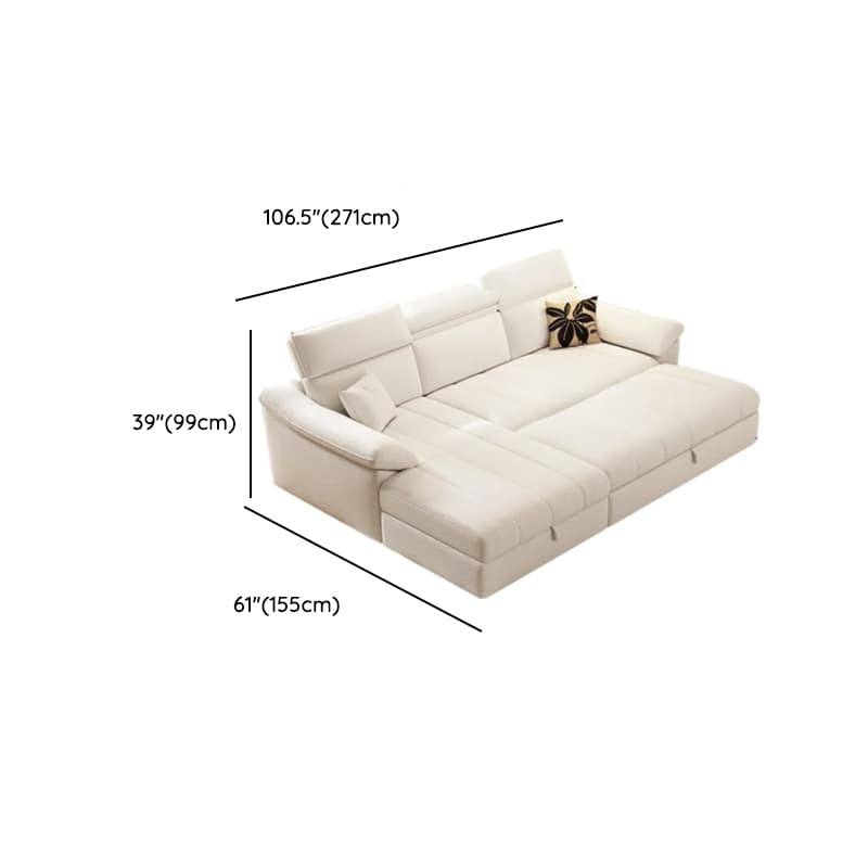Straight 7 Person Sofa Recliner with Under-seat-storage in Horizontal Orientation thumbnail 8