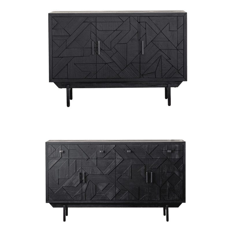 Modern Simple Style Rectangle Standalone Accent Chest with Lumber Drawer in Ink thumbnail 5