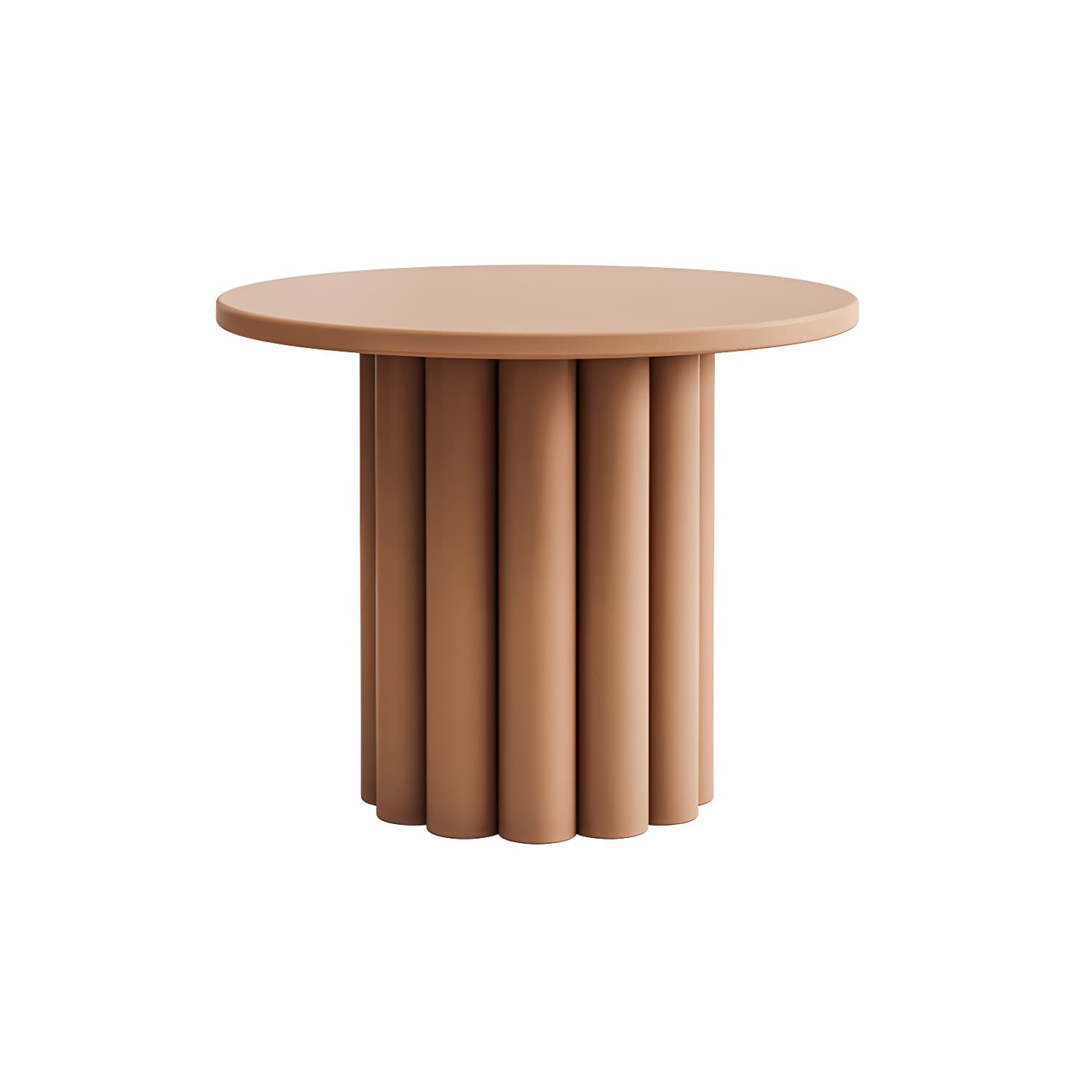 Pedestal Round Coffee Table Set Modern Minimalist Cocktail Table thumbnail 3