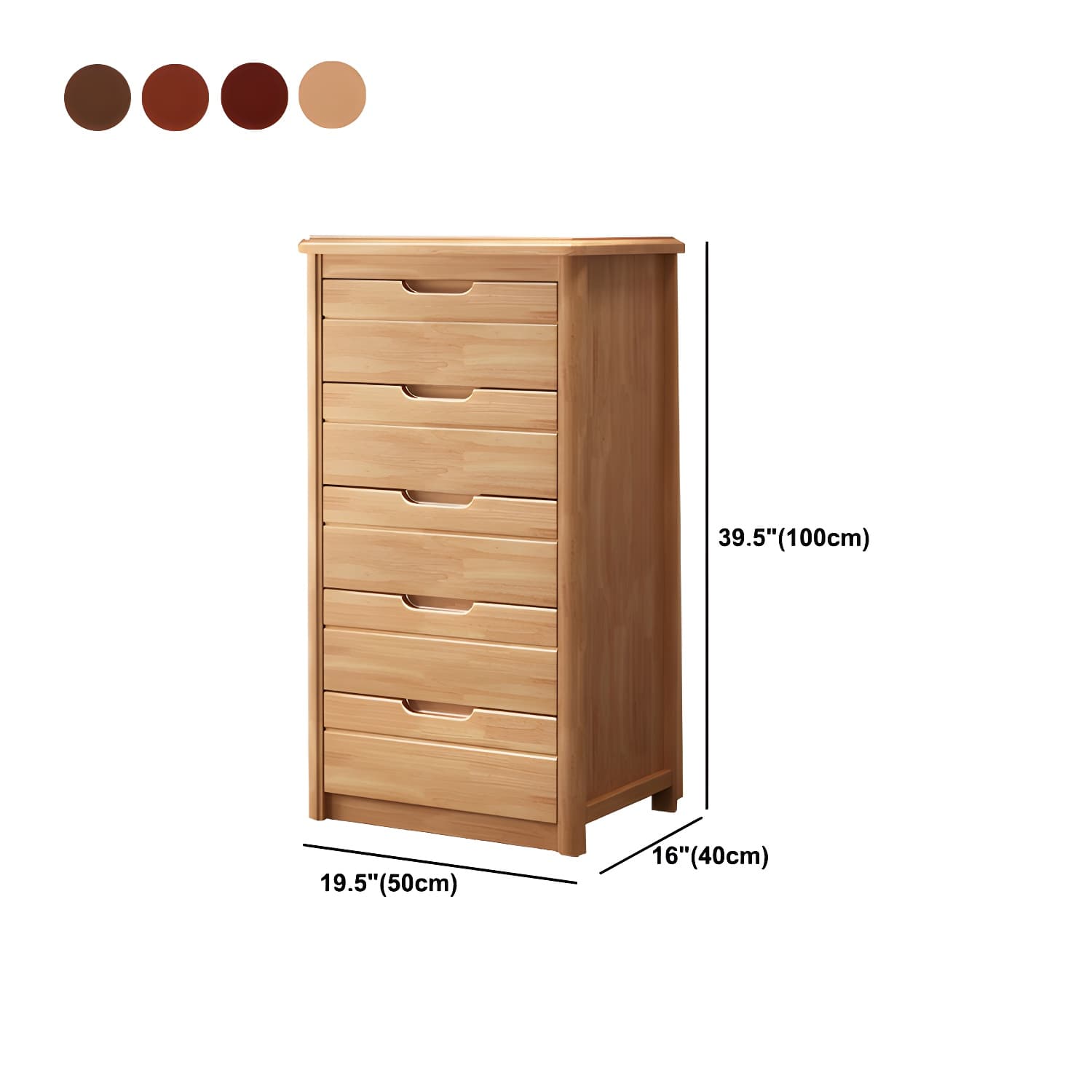 Wooden Lingerie Chest Modern Storage Chest with 3 / 4 / 5 Drawers thumbnail 17
