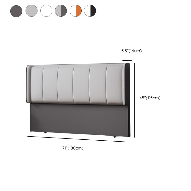 Modish Style Panel Headboard with No Distressing in Pine Wood, Rectangle Shape for Full/Queen Bed, Featuring Sponge Upholstery Fill and Standard Height thumbnail 11