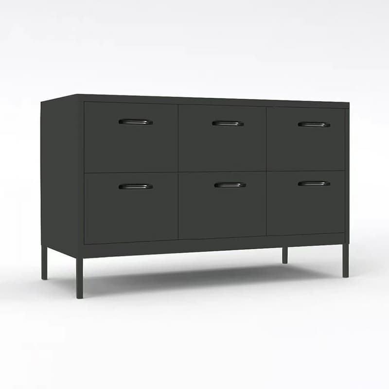 Free Standing Metal Waterproof Accent Chest with 6 Drawers/4 Drawers/9 Drawers Living Room thumbnail 1