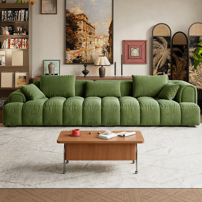 Sage Standard Sofa with Arm and 4 Pillows thumbnail 1