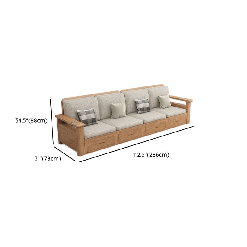 Versatile Straight/L-Shape Sofa/Sofa Recliner in Cotton for 5/Seats 2/1-seater with Drawer Storage and Horizontal/Left Orientation thumbnail 14