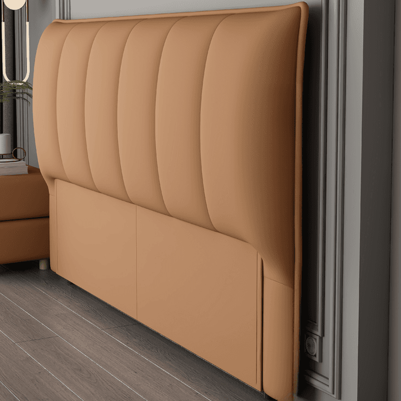 Standard（36-55“） Full(54"W x 75"L) Rectangle Free-standing Standard Upholstered Headboard Panel With Legs with Sponge Cushion in a Simple Style thumbnail 8