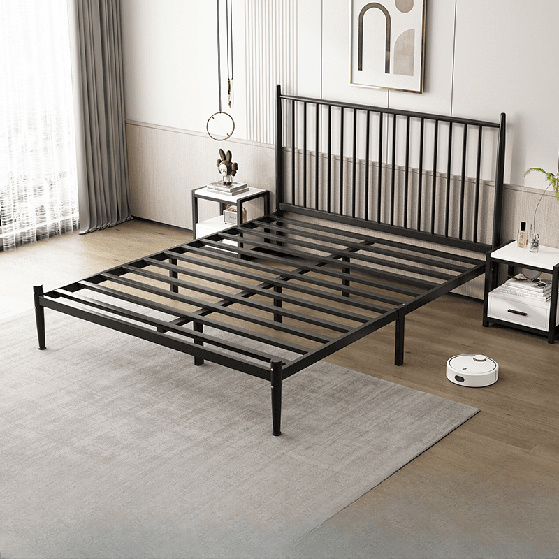 Solid Color Iron Slat Bed for Living Room thumbnail 1