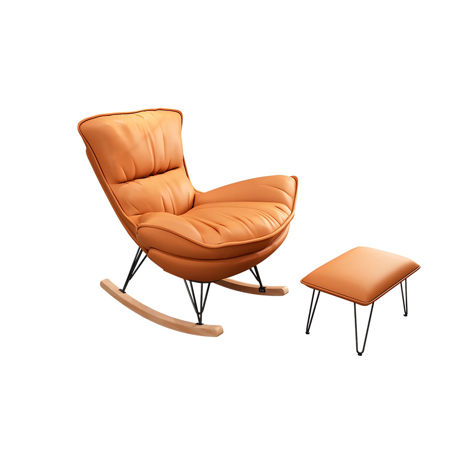 Modern Style Rocking Chair Indoor Sofa Rocking Chair for Living Room thumbnail 12