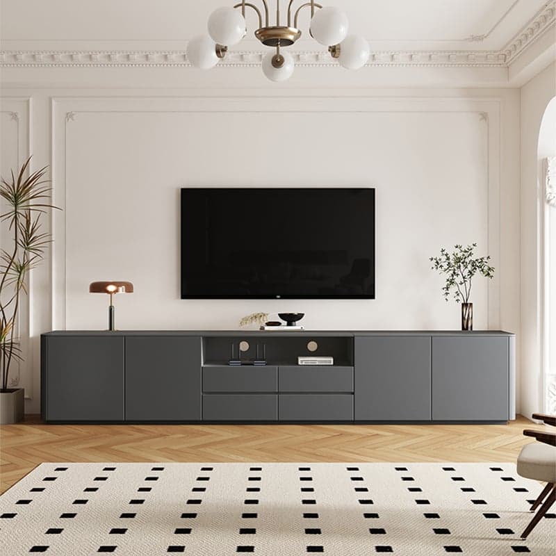 Modern Rectangle TV Stand with 4-Door/2-Door & 3 Tiers Living Room thumbnail 3