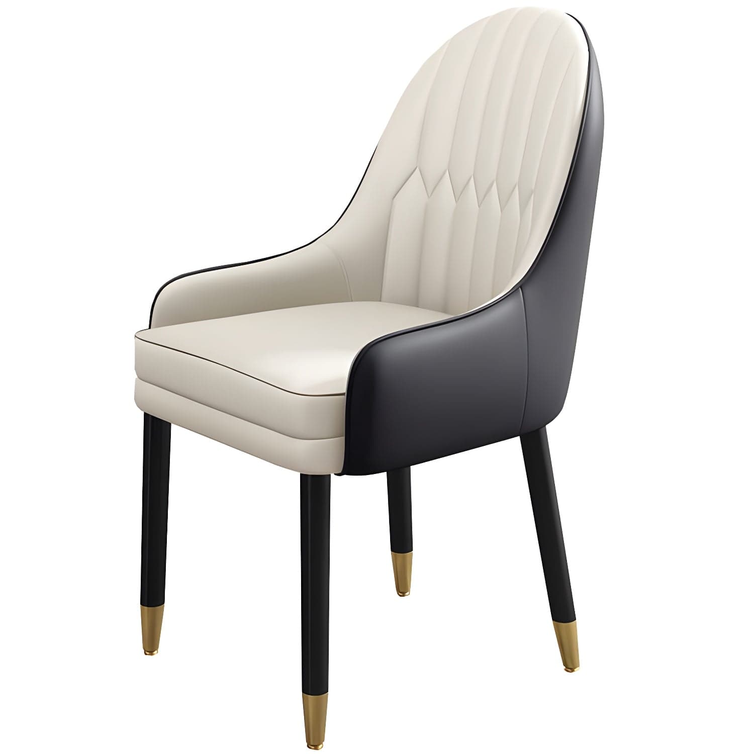 Leather Contemporary Home Side Chair Parsons Chair of 21'' Wide Chairs thumbnail 3