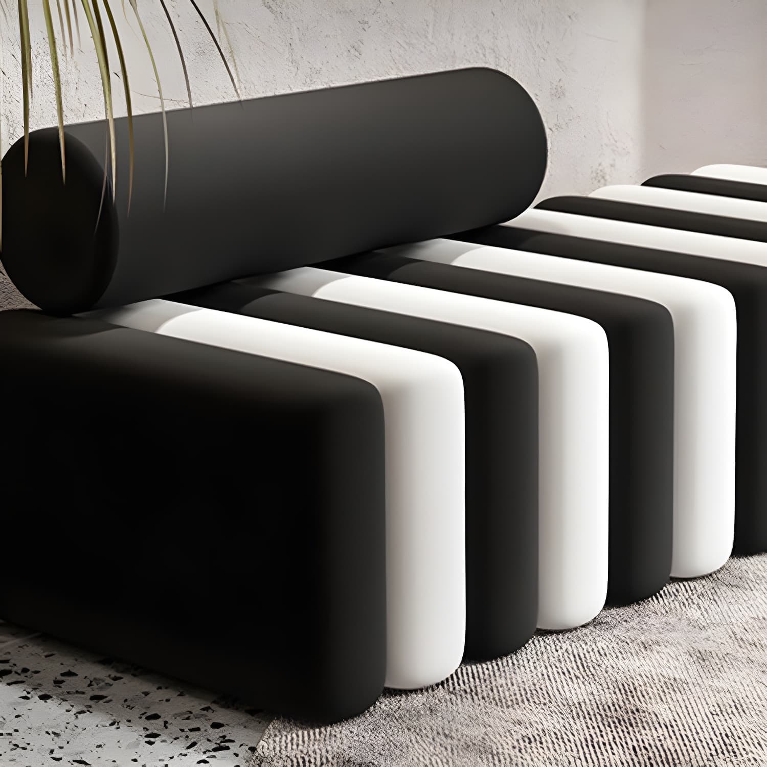 Velvet Contemporary Standard Sofa Armless Sofa for Living Room, Apartment thumbnail 14