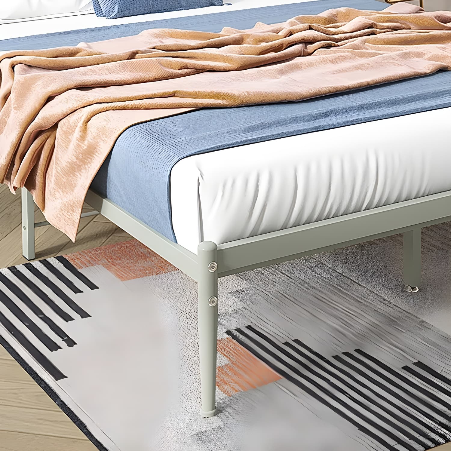 Modern Simple Style Open-Frame Panel with Metal Frame and Leg thumbnail 12