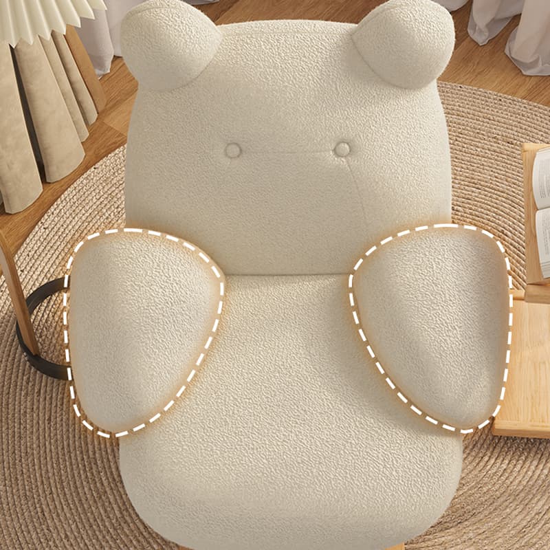 Contemporary Upholstered Rocking Chair with Cushioned Round Arm, Ottoman Included/Not Included thumbnail 12