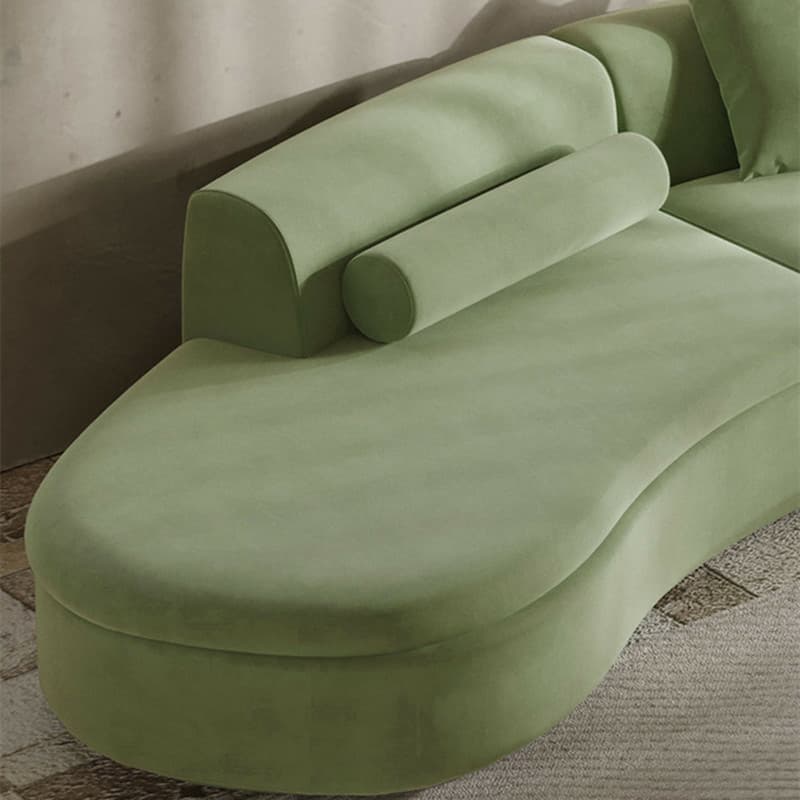 Trendy Seats 4/Seats 3 Armless Curved Sofa Recliner with Sponge Fill Cushions thumbnail 10