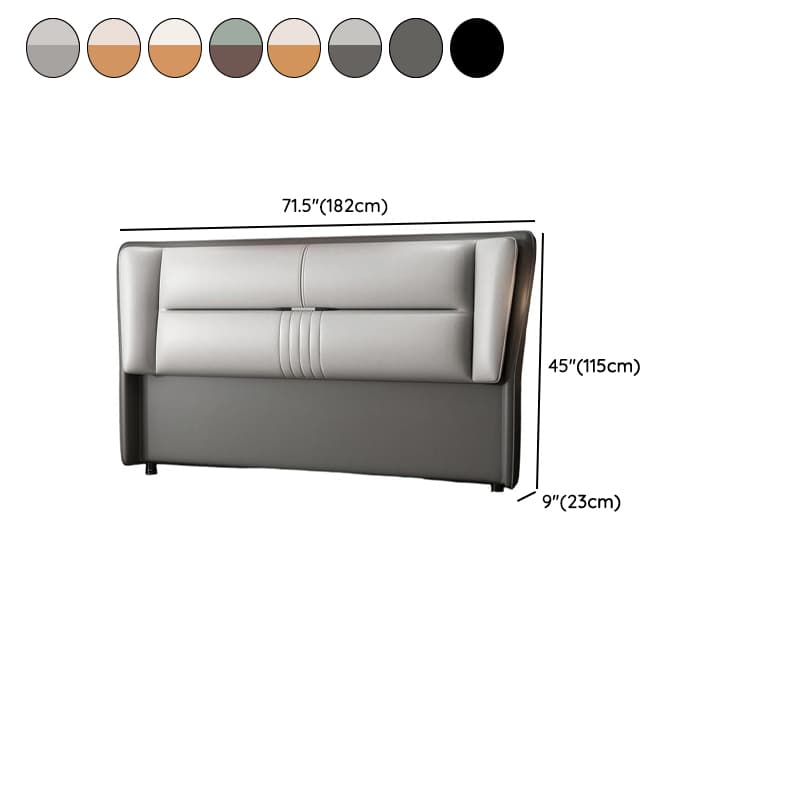 Trendy Panel Headboard in Natural Wood with No Distressing, Rectangle Shape for Twin XL/Full/Queen Bed, Featuring Sponge Upholstery and Standard Height thumbnail 14