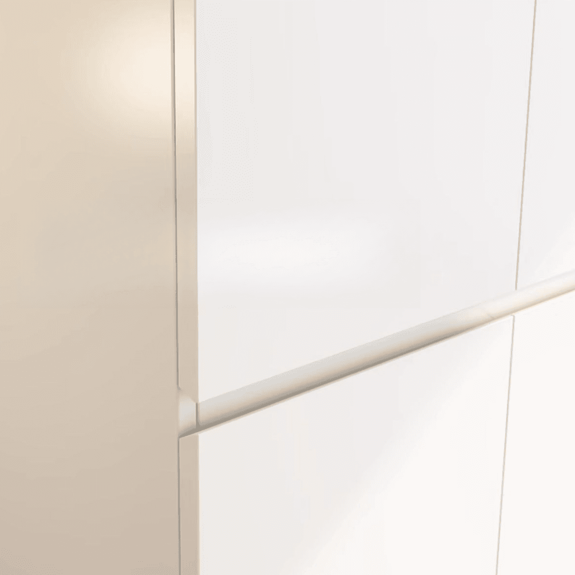 Minimalist Chalk Wooden Cabinet Armoire with Soft Close Drawer, Soft Close Door, Interior Shelves, and Clothing Rod thumbnail 4
